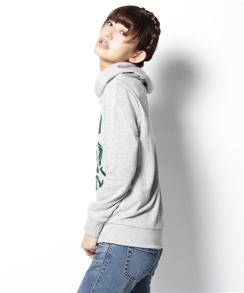 WEGO(ウィゴー)の「フットボールスウェットプルパーカー(パーカー・レディース・オフホワイト/杢グレー/パープル/ライトピンク・FREE)」の5枚目の写真