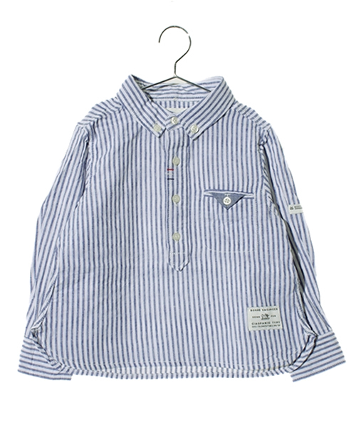 CIAOPANIC TYPY（チャオパニックティピー）の「KID'S コットンリネンプルオーバーシャツ（シャツ/ブラウス・キッズ・チェック/ホワイト/ブルー/イエロー/その他・85/105/120）」の4枚目の写真