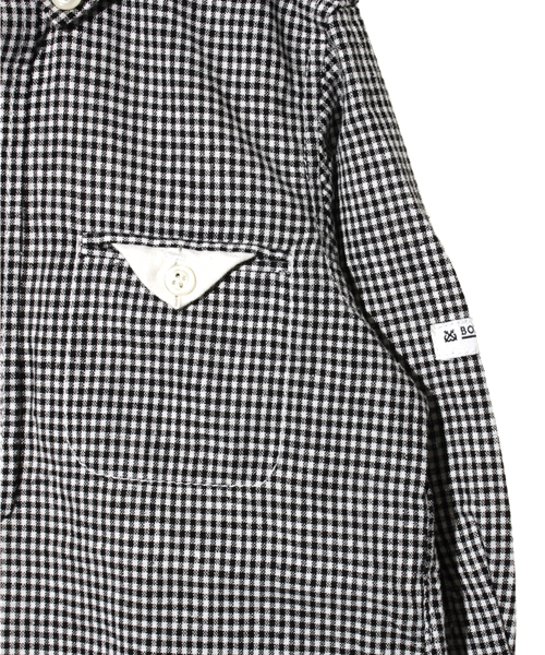 CIAOPANIC TYPY（チャオパニックティピー）の「KID'S コットンリネンプルオーバーシャツ（シャツ/ブラウス・キッズ・チェック/ホワイト/ブルー/イエロー/その他・85/105/120）」の8枚目の写真