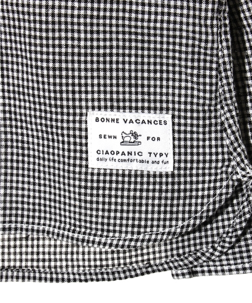 CIAOPANIC TYPY（チャオパニックティピー）の「KID'S コットンリネンプルオーバーシャツ（シャツ/ブラウス・キッズ・チェック/ホワイト/ブルー/イエロー/その他・85/105/120）」の9枚目の写真