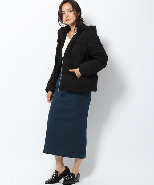 laboratory work（ラボラトリーワーク）の「フレンチダウンコート（ダウンジャケット/コート・レディース・ブラック/ベージュ/カーキ・MEDIUM）」の12枚目の写真