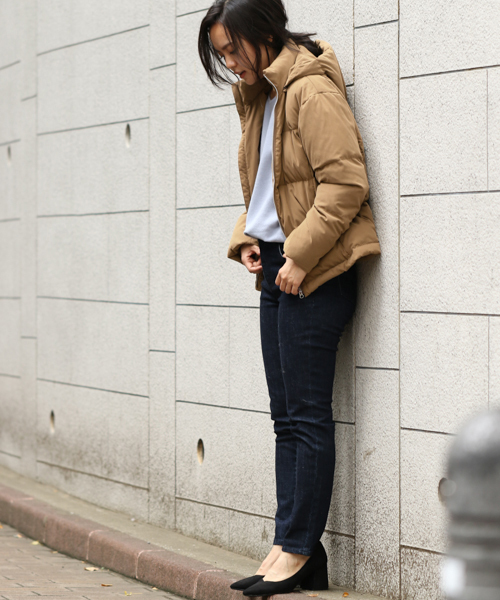 laboratory work（ラボラトリーワーク）の「フレンチダウンコート（ダウンジャケット/コート・レディース・ブラック/ベージュ/カーキ・MEDIUM）」の8枚目の写真