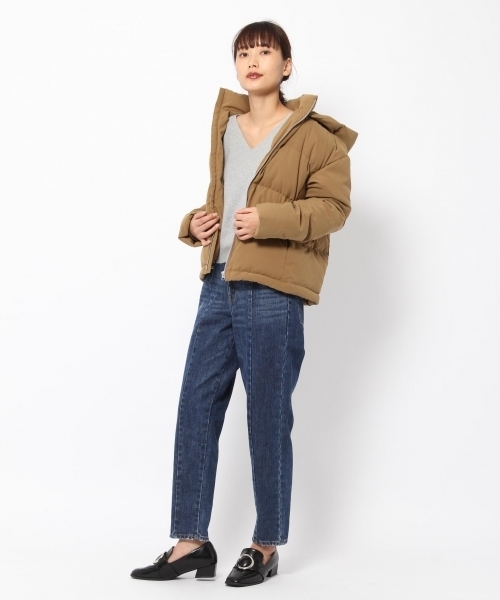 laboratory work（ラボラトリーワーク）の「フレンチダウンコート（ダウンジャケット/コート・レディース・ブラック/ベージュ/カーキ・MEDIUM）」の19枚目の写真