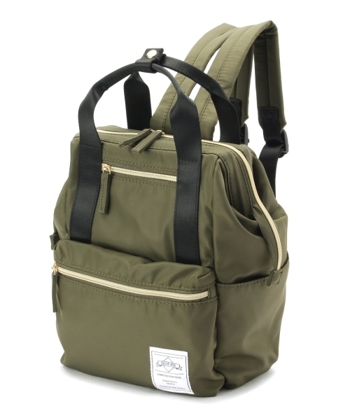 Hushush ハッシュアッシュ の 2way口金バッグ バックパック リュック Wear