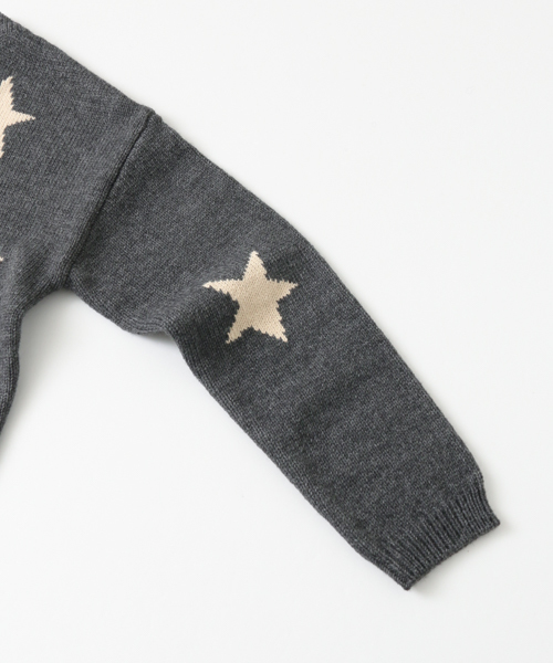 URBAN RESEARCH(アーバンリサーチ)の「【WEB限定】スターモチーフニット(ニット/セーター・レディース・グレー/ベージュ・FREE)」の11枚目の写真