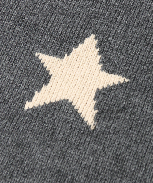 URBAN RESEARCH(アーバンリサーチ)の「【WEB限定】スターモチーフニット(ニット/セーター・レディース・グレー/ベージュ・FREE)」の5枚目の写真