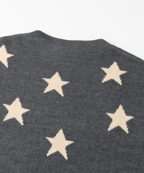 URBAN RESEARCH(アーバンリサーチ)の「【WEB限定】スターモチーフニット(ニット/セーター・レディース・グレー/ベージュ・FREE)」の16枚目の写真