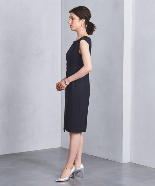 UNITED ARROWS（ユナイテッドアローズ）の「○UBCS ラミー フィットワンピース（ワンピース・レディース・オフホワイト/ベージュ/ロイヤルブルー/ネイビー・38/40/36）」の9枚目の写真