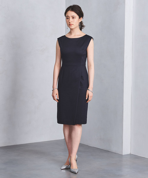 UNITED ARROWS（ユナイテッドアローズ）の「○UBCS ラミー フィットワンピース（ワンピース・レディース・オフホワイト/ベージュ/ロイヤルブルー/ネイビー・38/40/36）」の8枚目の写真