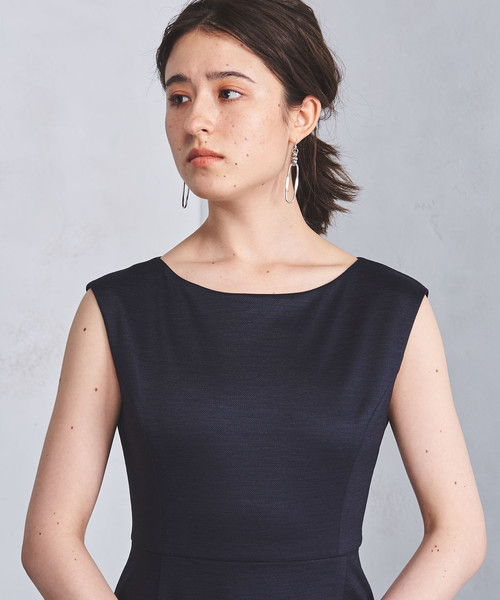 UNITED ARROWS（ユナイテッドアローズ）の「○UBCS ラミー フィットワンピース（ワンピース・レディース・オフホワイト/ベージュ/ロイヤルブルー/ネイビー・38/40/36）」の7枚目の写真