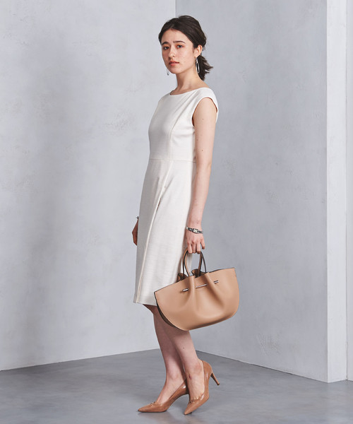 UNITED ARROWS（ユナイテッドアローズ）の「○UBCS ラミー フィットワンピース（ワンピース・レディース・オフホワイト/ベージュ/ロイヤルブルー/ネイビー・38/40/36）」の15枚目の写真