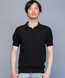 5351 POUR LES HOMMES | テンセルクレイドニットポロシャツ(ポロシャツ)