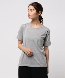 Samansa Mos2 blue | ドライ半袖Ｔシャツ(Tシャツ/カットソー)