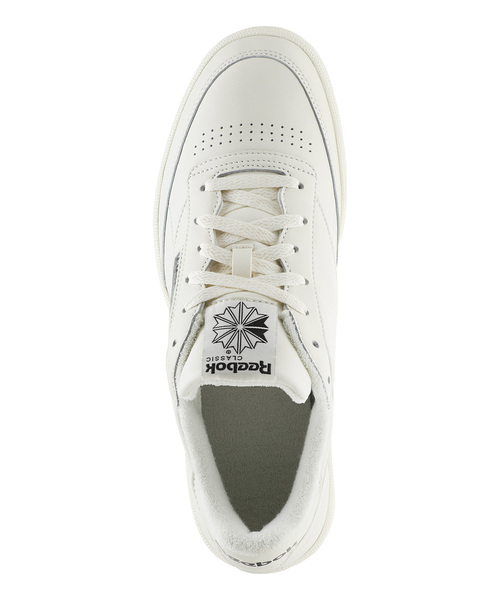 Reebok（リーボック）の「クラブシー [CLUB C 85 VINTAGE]（スニーカー・メンズ・グレー/オフホワイト・27.0cm/27.5cm/28.0cm/28.5cm/29.0cm/29.5cm/24.0cm/24.5cm/25.0cm/25.5cm/26.0cm/26.5cm/23.0cm/23.5cm）」の4枚目の写真