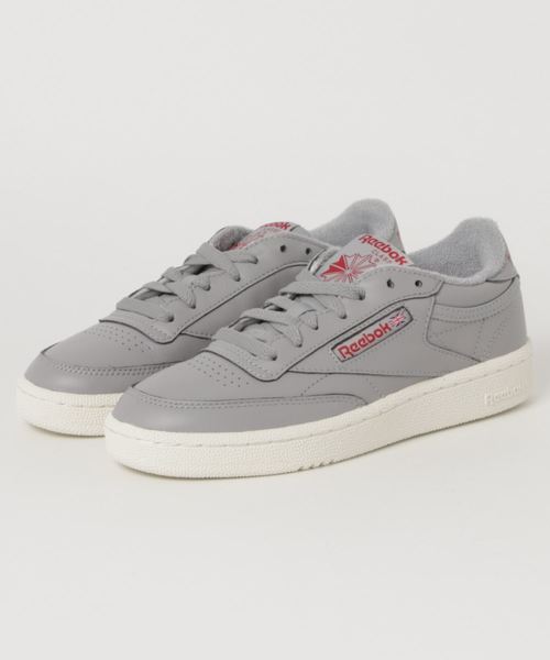 Reebok（リーボック）の「クラブシー [CLUB C 85 VINTAGE]（スニーカー・メンズ・グレー/オフホワイト・27.0cm/27.5cm/28.0cm/28.5cm/29.0cm/29.5cm/24.0cm/24.5cm/25.0cm/25.5cm/26.0cm/26.5cm/23.0cm/23.5cm）」の11枚目の写真