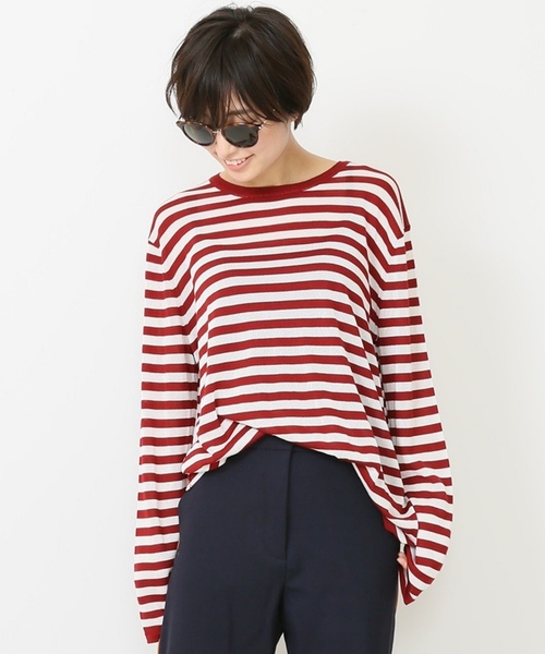 Deuxieme Classe(ドゥーズィエムクラス)の「6397 ボーダーニット 購入可能商品 ニット *ボーダー Classe Deuxieme ニット/セーター
