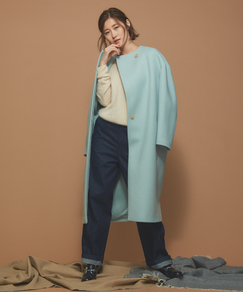 Abahouse Devinette（ドゥヴィネット）の「ノーカラーコート（その他