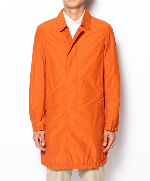 BEAMS（ビームス）の「□BEAMS / SL ステンカラーコート（ステンカラーコート・メンズ・オレンジ/グリーン/ブルー・SMALL/MEDIUM/LARGE）」の13枚目の写真