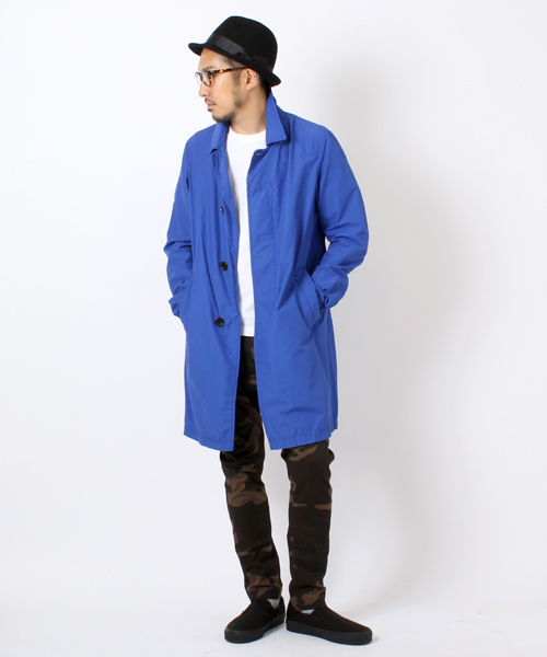 BEAMS（ビームス）の「□BEAMS / SL ステンカラーコート（ステンカラーコート・メンズ・オレンジ/グリーン/ブルー・SMALL/MEDIUM/LARGE）」の16枚目の写真