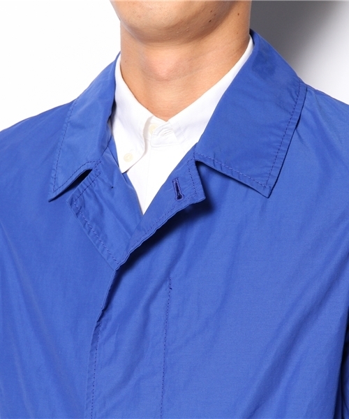 BEAMS（ビームス）の「□BEAMS / SL ステンカラーコート（ステンカラーコート・メンズ・オレンジ/グリーン/ブルー・SMALL/MEDIUM/LARGE）」の7枚目の写真