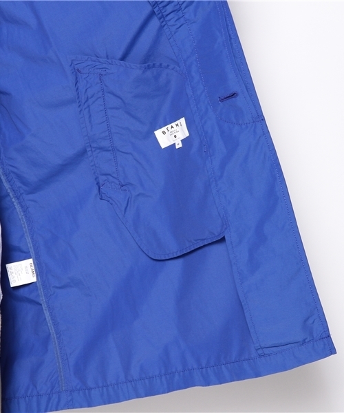 BEAMS（ビームス）の「□BEAMS / SL ステンカラーコート（ステンカラーコート・メンズ・オレンジ/グリーン/ブルー・SMALL/MEDIUM/LARGE）」の11枚目の写真