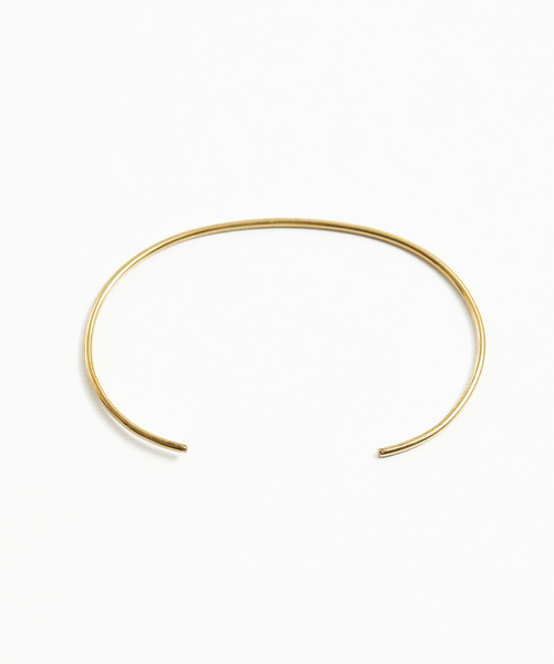 TODAYFUL(トゥデイフル)の「プレーンティンバングル(バングル/リストバンド・レディース・シルバー/ゴールド・FREE)」の1枚目の写真