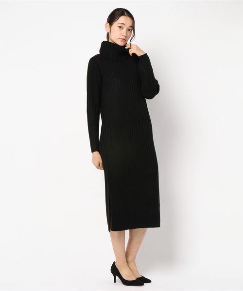 rienda ワンピース セール】Lady タイトKnitロングワンピース（ワンピース