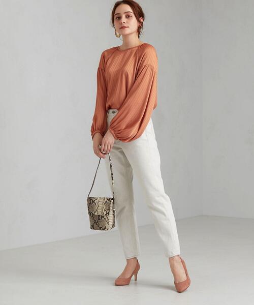 green label relaxing（グリーンレーベルリラクシング）の「【矢野未希子さん着用】SIGNATURE シグネチャー デニム パンツ <34-46サイズ>（デニムパンツ・レディース・ブラック/ライトブルー/ネイビー/コバルトブルー/ホワイト/その他/その他2/ブラウン/ベージュ・38/46/34/36/44/40/42）」の12枚目の写真