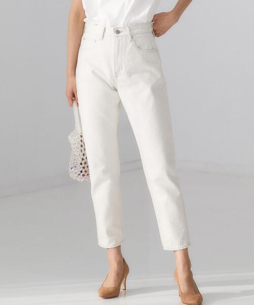 ⭕新品、未使用、値札つき⭕アパルトモン☆ハイクレ☆ベージュデニム green label relaxing（グリーンレーベルリラクシング）の「【矢野