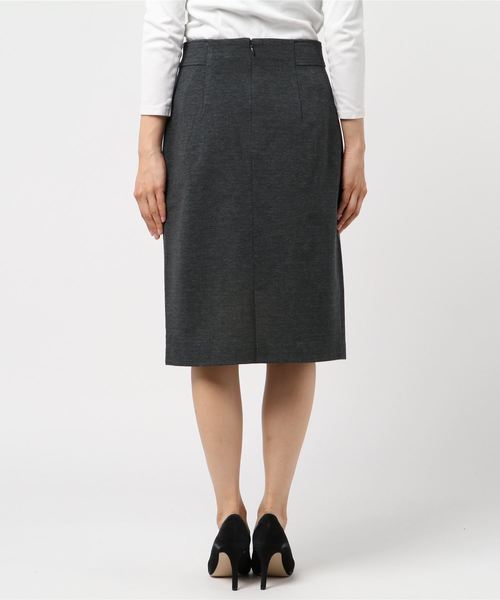 今期☆ナラカミーチェ☆ミラノリブ裏起毛タイトスカート＜セットアップスーツ対応＞ NARACAMICIE（ナラカミーチェ）の「セットアップスーツ対応