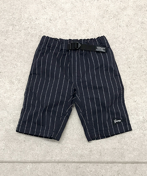 GROOVY COLORS(グルービーカラーズ)の「ストライプ クライミング ショートパンツ(その他パンツ・キッズ・ネイビー/グレー・90/100/110/120/130/140)」の4枚目の写真