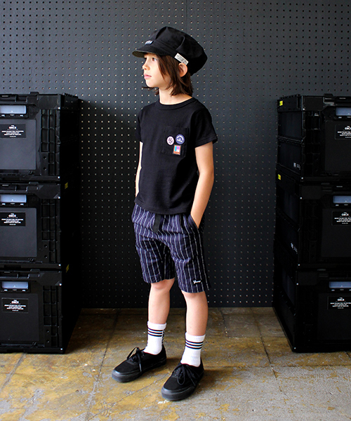 GROOVY COLORS(グルービーカラーズ)の「ストライプ クライミング ショートパンツ(その他パンツ・キッズ・ネイビー/グレー・90/100/110/120/130/140)」の9枚目の写真