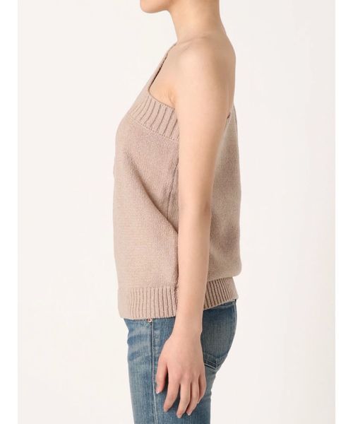 Ungrid(アングリッド)の「ワンショルダーニット(ニット/セーター・レディース・ベージュ/オフホワイト/グリーン・FREE)」の11枚目の写真