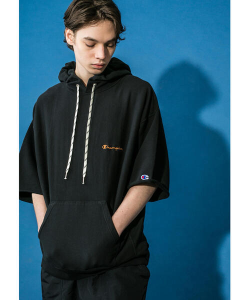 Champion(チャンピオン)の「<Champion × monkey time> REVERSE WEAVE HOODY 6SL/パーカー(パーカー・メンズ・ブラック/ベージュ/オレンジ・X-LARGE/SMALL/LARGE/MEDIUM)」の17枚目の写真