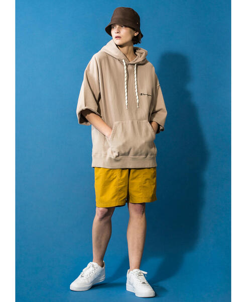 Champion(チャンピオン)の「<Champion × monkey time> REVERSE WEAVE HOODY 6SL/パーカー(パーカー・メンズ・ブラック/ベージュ/オレンジ・X-LARGE/SMALL/LARGE/MEDIUM)」の6枚目の写真