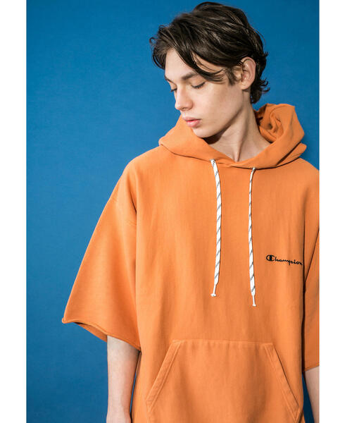Champion(チャンピオン)の「<Champion × monkey time> REVERSE WEAVE HOODY 6SL/パーカー(パーカー・メンズ・ブラック/ベージュ/オレンジ・X-LARGE/SMALL/LARGE/MEDIUM)」の8枚目の写真