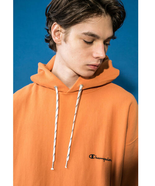 Champion(チャンピオン)の「<Champion × monkey time> REVERSE WEAVE HOODY 6SL/パーカー(パーカー・メンズ・ブラック/ベージュ/オレンジ・X-LARGE/SMALL/LARGE/MEDIUM)」の9枚目の写真