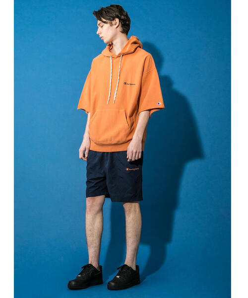 Champion(チャンピオン)の「<Champion × monkey time> REVERSE WEAVE HOODY 6SL/パーカー(パーカー・メンズ・ブラック/ベージュ/オレンジ・X-LARGE/SMALL/LARGE/MEDIUM)」の4枚目の写真