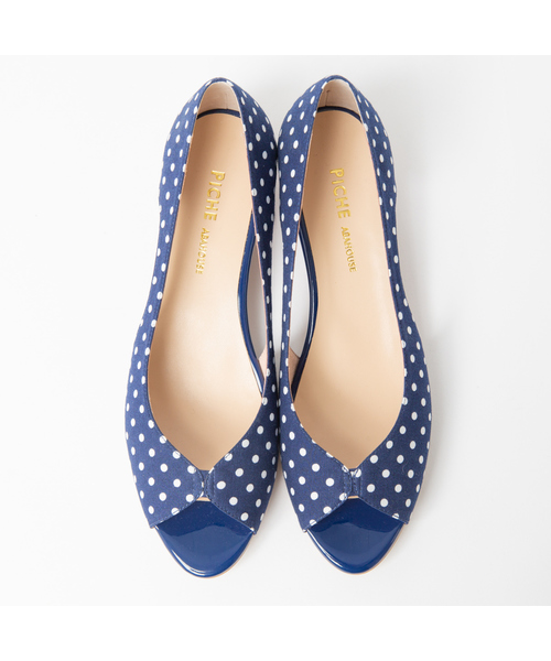 PICHE ABAHOUSE（ピシェ アバハウス）の「スタッフ一押し★バタフライカットオープントゥパンプス（パンプス・レディース・ライトグレー/ブラック/イエロー/その他/シャンパン/ネイビー・40/38/39/35/36/37/34）」の7枚目の写真