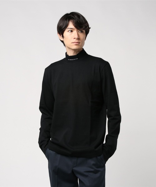 JOHN LAWRENCE SULLIVAN(ジョンローレンスサリバン)の「JACQUARD LOGO HI-NECK TOP(Tシャツ/カットソー・メンズ・ネイビー/ボルドー/ブラック×ホワイト/ブラック×レッド/グリーン/レッド/オレンジ/イエロー/ピンク・SMALL/MEDIUM/LARGE/X-LARGE)」の13枚目の写真