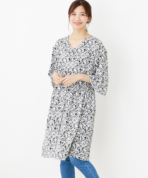 セール 花柄前ボタン2wayワンピース ワンピース Shoo La Rue シューラルー のファッション通販 Zozotown