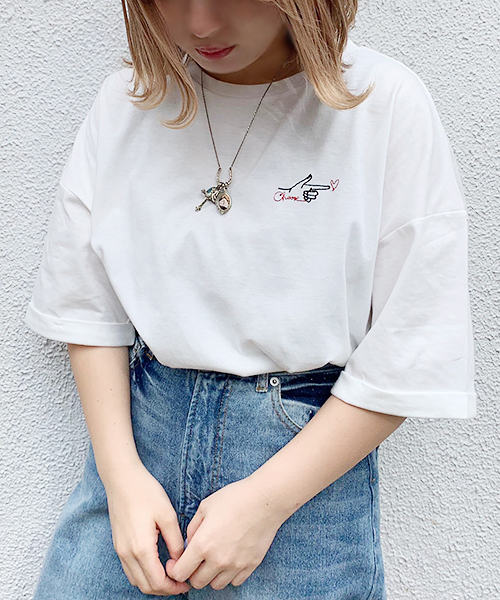 apres jour(アプレジュール)の「アソート袖ロールTシャツ2【ZOZOTOWN限定アイテム】(Tシャツ/カットソー・レディース・ホワイト/ブラック/モカ/ホワイト系その他/ブラック系その他/ブラウン系その他/スモークピンク/レンガ/ホワイト系その他2/ホワイト系その他3/ホワイト系その他4/ブラック系その他2/ブラウン系その他2・フリー)」の15枚目の写真