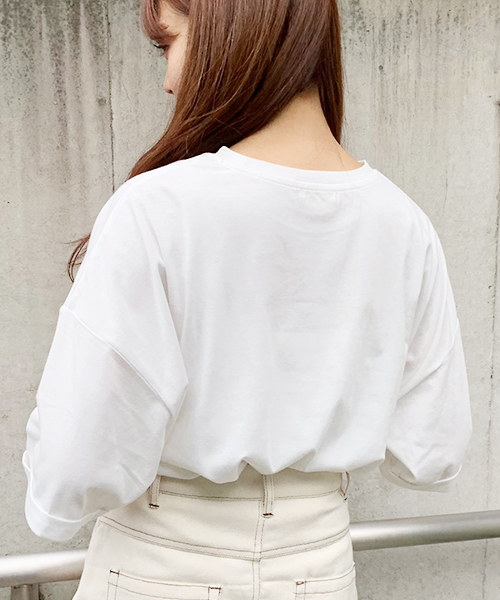 apres jour(アプレジュール)の「アソート袖ロールTシャツ2【ZOZOTOWN限定アイテム】(Tシャツ/カットソー・レディース・ホワイト/ブラック/モカ/ホワイト系その他/ブラック系その他/ブラウン系その他/スモークピンク/レンガ/ホワイト系その他2/ホワイト系その他3/ホワイト系その他4/ブラック系その他2/ブラウン系その他2・フリー)」の21枚目の写真