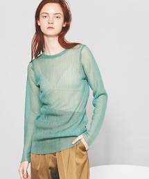 MAISON SPECIAL | ◎GINGER 12月号掲載：シアーリブニットトップ 【MAISON SPECIAL/メゾンスペシャル】(ニット/セーター)