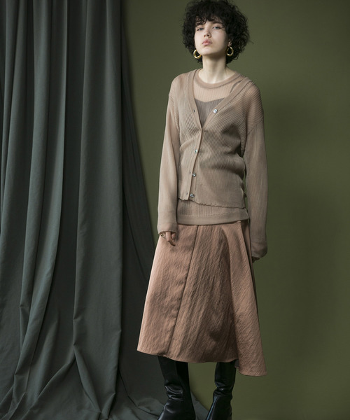 Ｄ*様 【メゾンスペシャル】レディース　トップス　フリーサイズ ベージュ　シアー MAISON SPECIAL（メゾンスペシャル）の「◎GINGER 12月号掲載：シアー