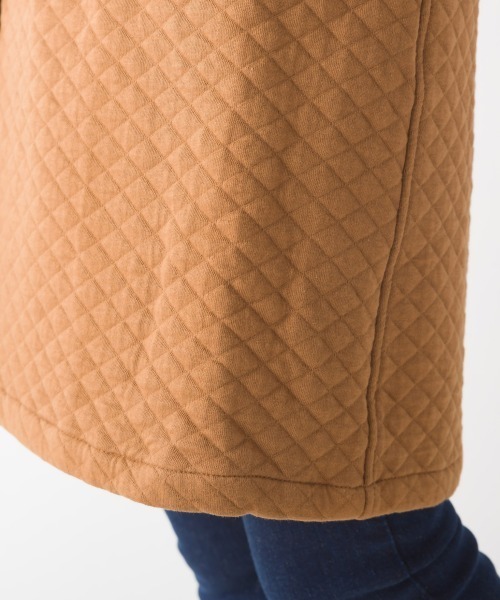 OMNES（オムネス）の「コットンキルティングコート（その他アウター・レディース・ブラック/ベージュ/カーキ/キャメル/グレイッシュベージュ・MEDIUM/LARGE）」の10枚目の写真