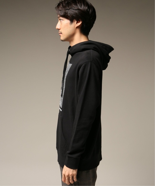 417 EDIFICE（フォーワンセブンエディフィス）の「【BEGIN掲載】【JOY DIVISION / ジョイ ディビジョン】 UNKNOWN PLEASURES HOODY（Tシャツ/カットソー・メンズ・ブラック/ホワイト・SMALL/MEDIUM/LARGE）」の5枚目の写真