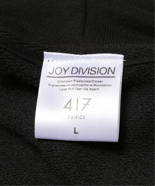 417 EDIFICE（フォーワンセブンエディフィス）の「【BEGIN掲載】【JOY DIVISION / ジョイ ディビジョン】 UNKNOWN PLEASURES HOODY（Tシャツ/カットソー・メンズ・ブラック/ホワイト・SMALL/MEDIUM/LARGE）」の15枚目の写真