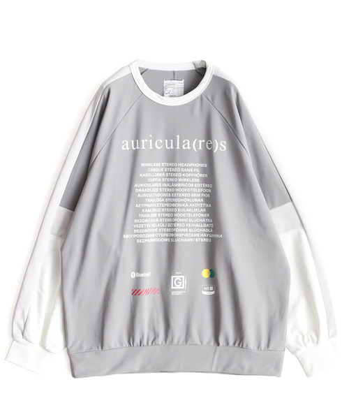 SHAREEF（シャリーフ）の「NY SWEAT L/S PULL OVER（Tシャツ/カットソー・メンズ・ブラック/ライトグレー/オレンジ・1/2/3）」の2枚目の写真