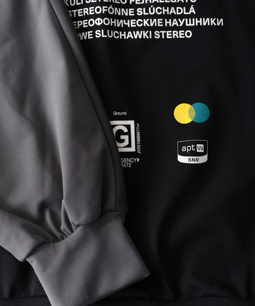 SHAREEF（シャリーフ）の「NY SWEAT L/S PULL OVER（Tシャツ/カットソー・メンズ・ブラック/ライトグレー/オレンジ・1/2/3）」の9枚目の写真